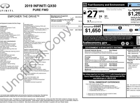 Used 2019 INFINITI QX50 Pure image 2