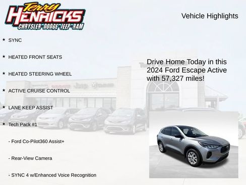 Used 2024 Ford Escape Active w/ Tech Pack #1 AWD/4WD image 4