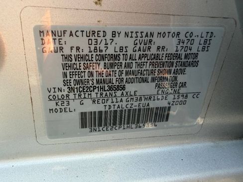 Used 2017 Nissan Versa Note S Plus FWD image 12