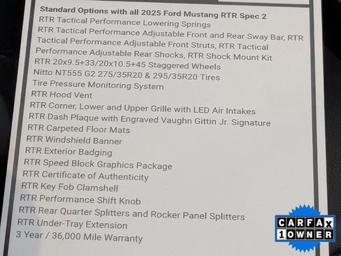 Used 2025 Ford Mustang GT Premium w/ GT Performance Package RWD image 28