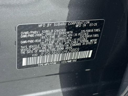 New 2025 Subaru Forester Premium image 34