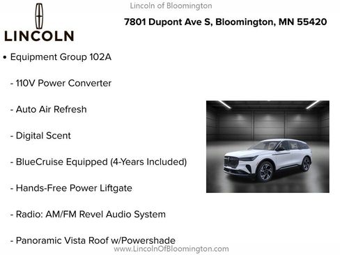 New 2026 Lincoln Nautilus Premier w/ Equipment Group 102A image 5