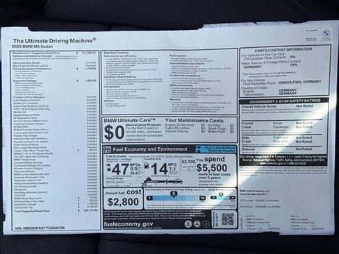 New 2026 BMW M5 w/ Executive Package image 17