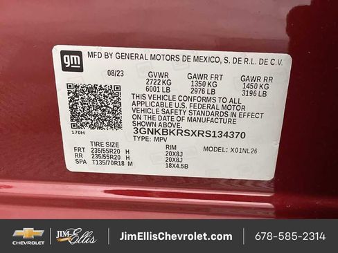 New 2024 Chevrolet Blazer RS w/ Enhanced Convenience Package image 35