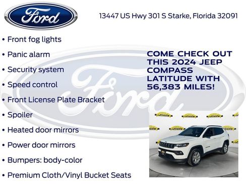 Used 2024 Jeep Compass Latitude AWD/4WD image 30