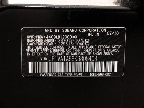 Used 2019 Subaru WRX image 27