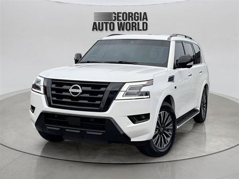 Used 2022 Nissan Armada SL w/ Midnight Edition Package RWD image 3