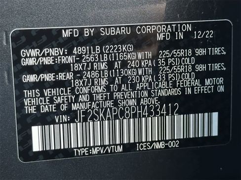 Certified 2023 Subaru Forester Limited image 22