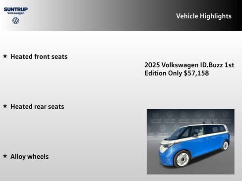 New 2025 Volkswagen ID. Buzz 1st Edition image 15