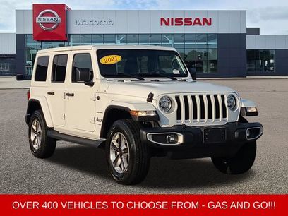 Used 2021 Jeep Wrangler Unlimited Sahara w/ Uconnect 4C Nav & Sound Group