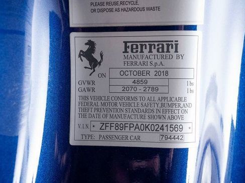 Certified 2019 Ferrari Portofino image 60