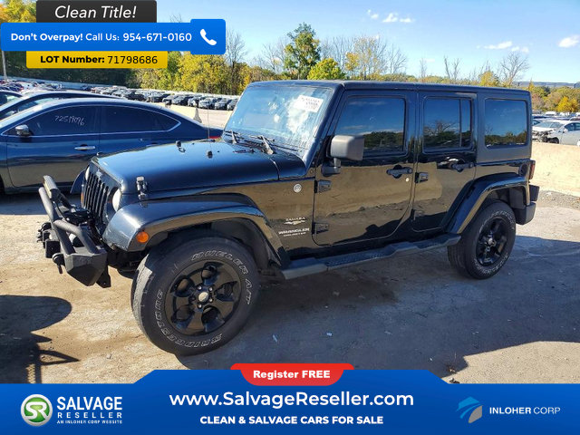 Used 2013 Jeep Wrangler Unlimited Sahara w/ Connectivity Group AWD/4WD image 1