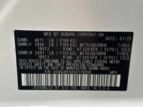 Used 2025 Subaru Crosstrek 2.5i Sport w/ Crosstrek Mirror Package image 37