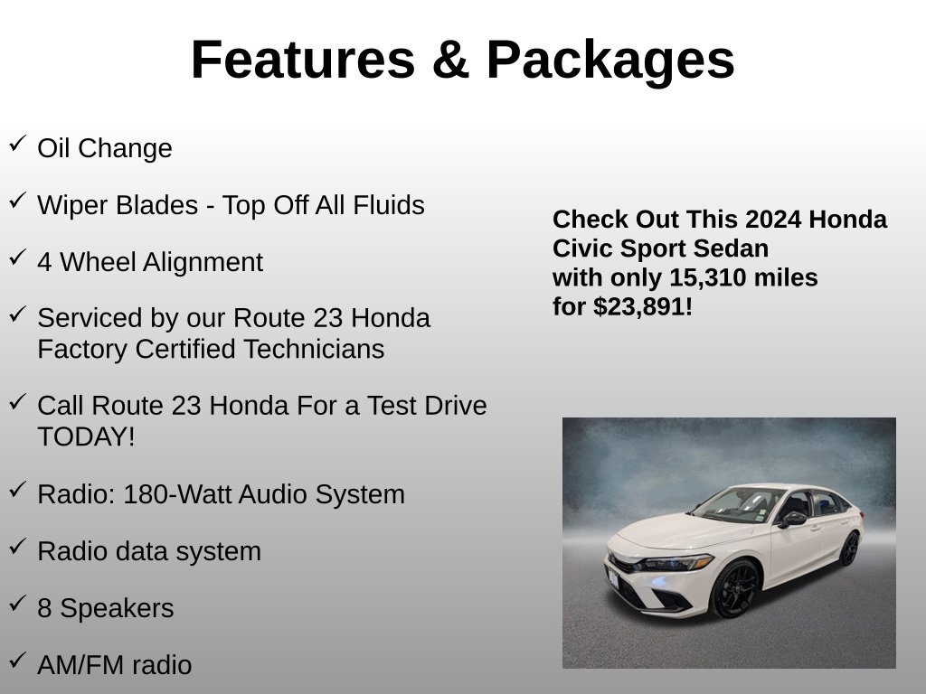 Certified 2024 Honda Civic Sport image 4
