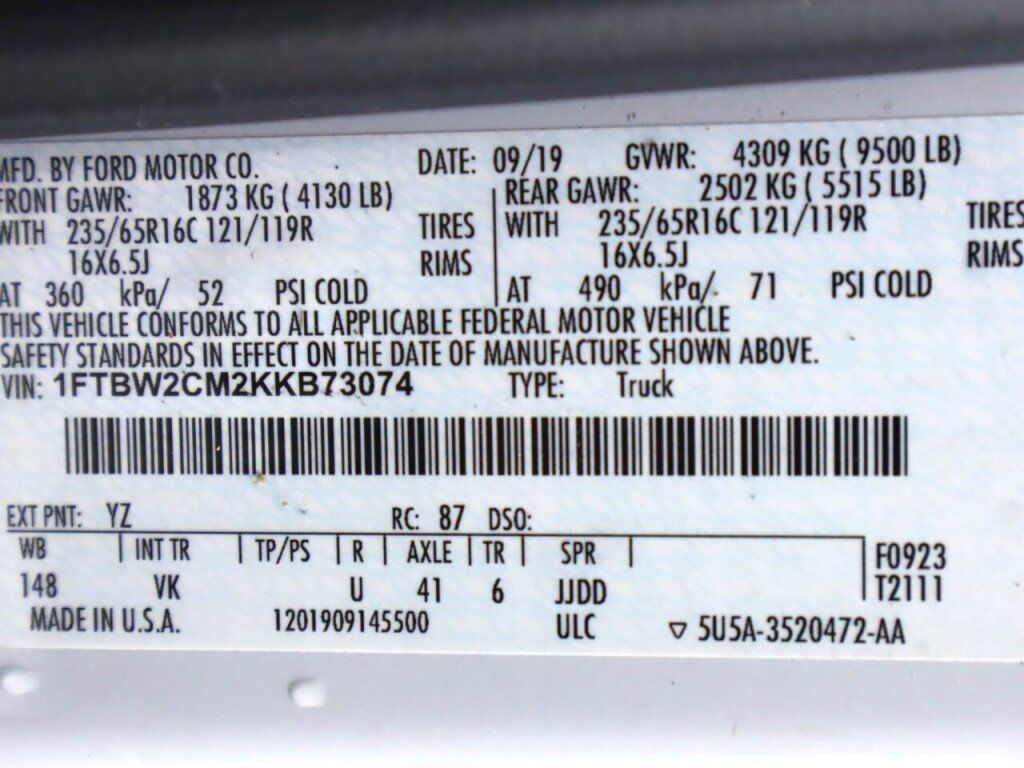 Used 2019 Ford Transit 350 148 Medium Roof RWD image 38