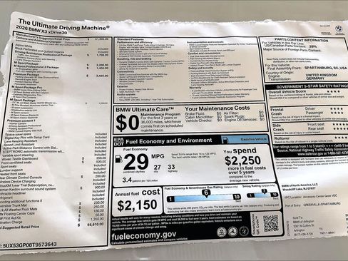 New 2026 BMW X3 xDrive30i AWD/4WD image 19