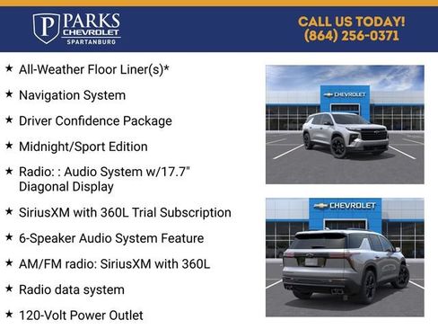 New 2027 Chevrolet Traverse LT w/ Midnight/Sport Edition FWD image 4
