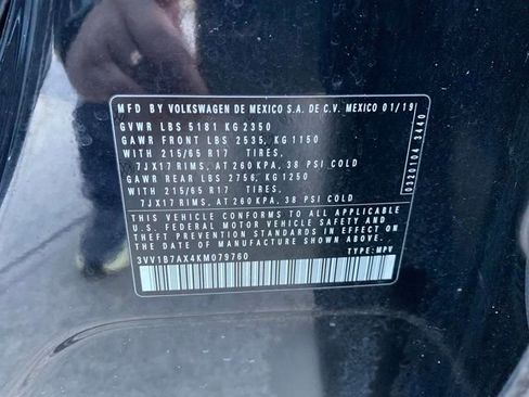 Used 2019 Volkswagen Tiguan S w/ Driver Assistance Package image 27