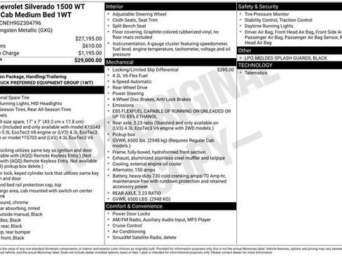Used 2016 Chevrolet Silverado 1500 W/T RWD image 3