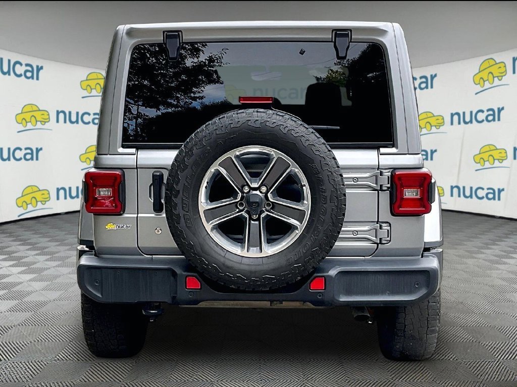 Used 2020 Jeep Wrangler Unlimited Sahara w/ Uconnect 4C Nav & Sound Group AWD/4WD image 5
