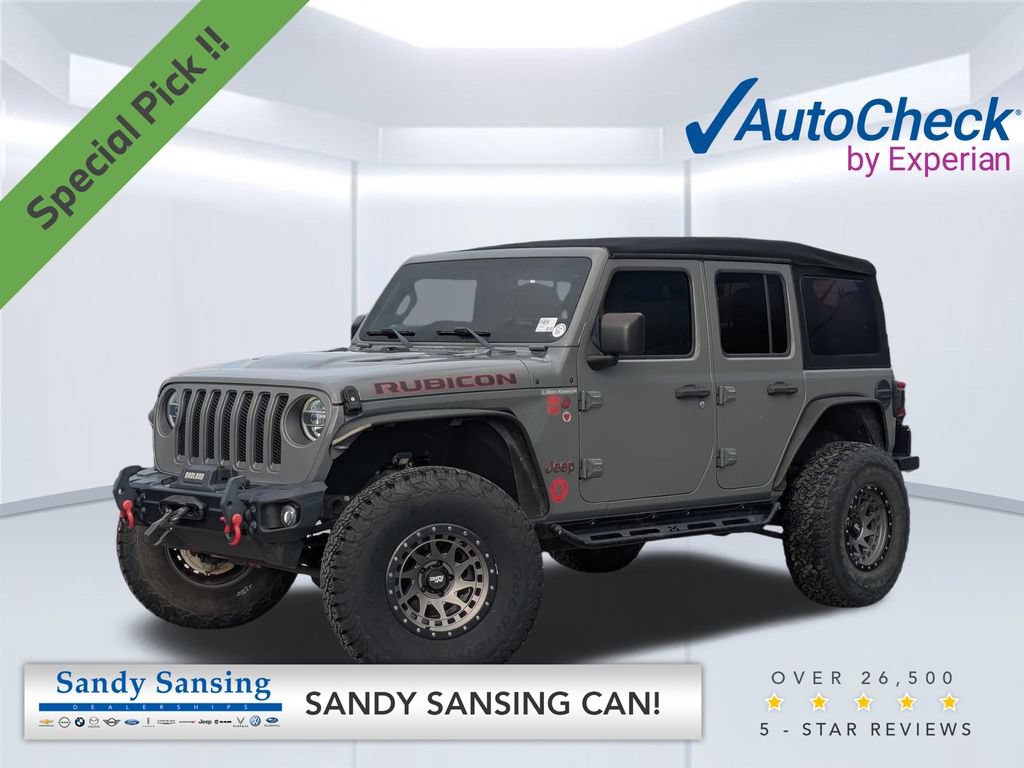 Used 2019 Jeep Wrangler Unlimited Rubicon w/ Safety Group AWD/4WD image 1