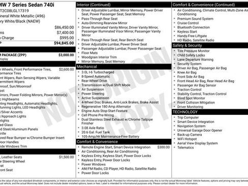 Used 2020 BMW 740i w/ Premium Package image 41