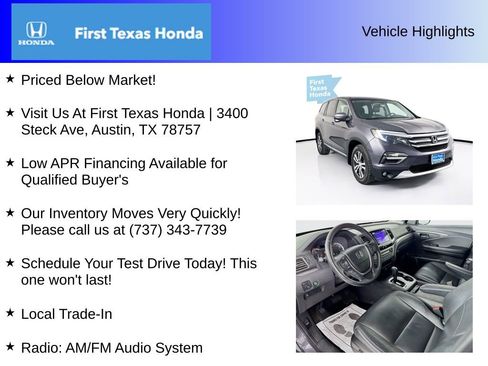 Used 2018 Honda Pilot EX-L image 5