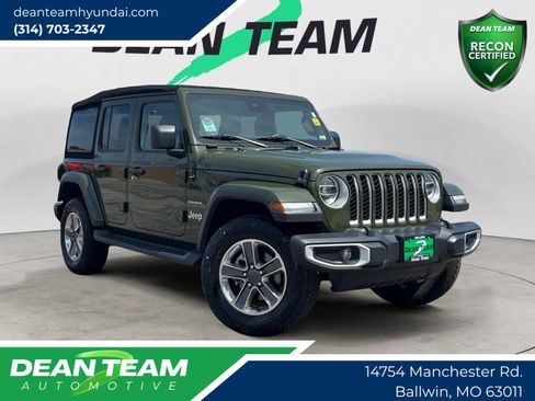 Used 2021 Jeep Wrangler Unlimited Sahara AWD/4WD image 1