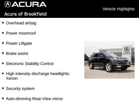 Used 2012 Acura MDX w/ Technology Package AWD/4WD image 12