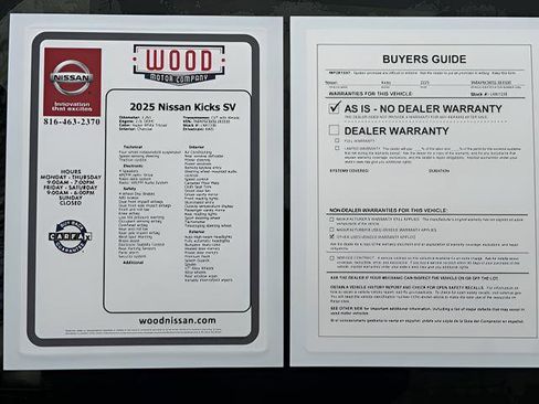 Certified 2025 Nissan Kicks SV image 25