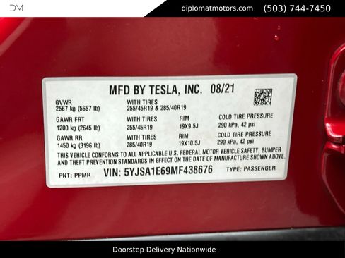 Used 2021 Tesla Model S Plaid image 45