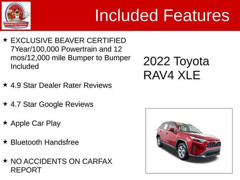 Used 2022 Toyota RAV4 XLE w/ Convenience Package image 4