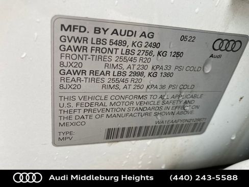 Certified 2022 Audi Q5 2.0T Premium Plus w/ Premium Plus Package image 18