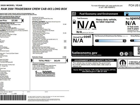 Used 2020 RAM 2500 Tradesman image 5