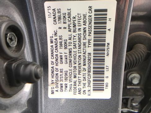 Used 2016 Honda Civic EX image 15