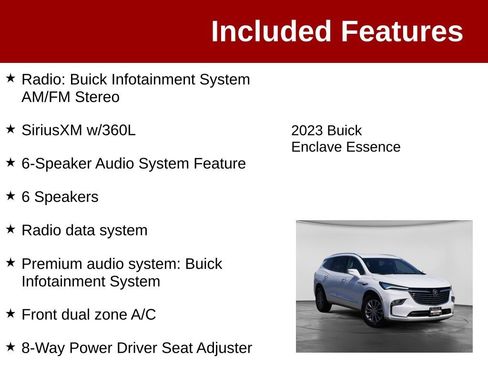 Used 2023 Buick Enclave Essence AWD/4WD image 4