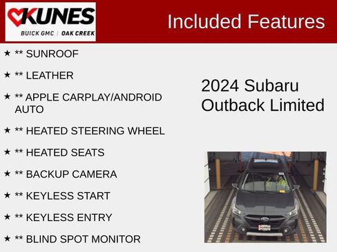 Used 2024 Subaru Outback Limited image 2