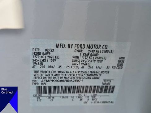 Certified 2024 Ford Edge SE w/ Black Appearance Package AWD/4WD image 37