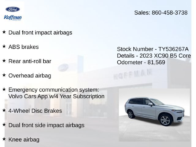 Used 2023 Volvo XC90 B5 Core w/ Protection Package Premier AWD/4WD image 25