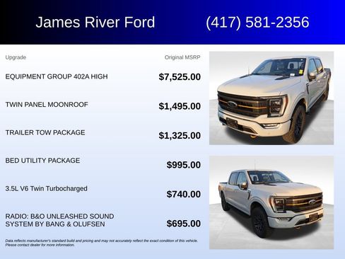 Used 2023 Ford F150 Tremor w/ Equipment Group 402A High AWD/4WD image 5