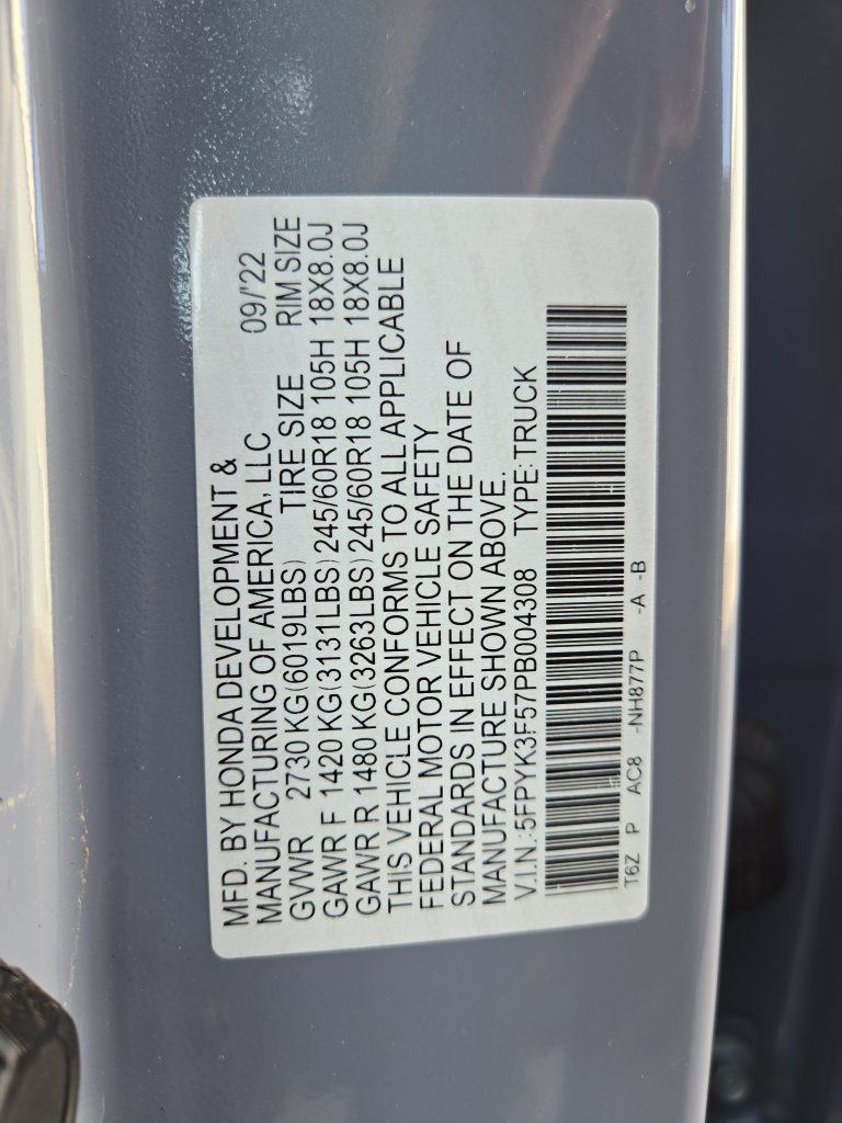 Used 2023 Honda Ridgeline RTL image 31
