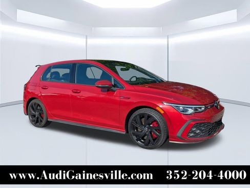 Used 2022 Volkswagen GTI SE w/ Black Wheel Package FWD image 1