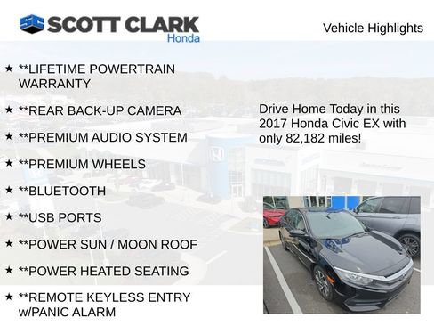 Used 2017 Honda Civic EX image 3