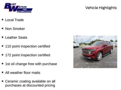 Used 2021 Chevrolet Tahoe High Country AWD/4WD image 10