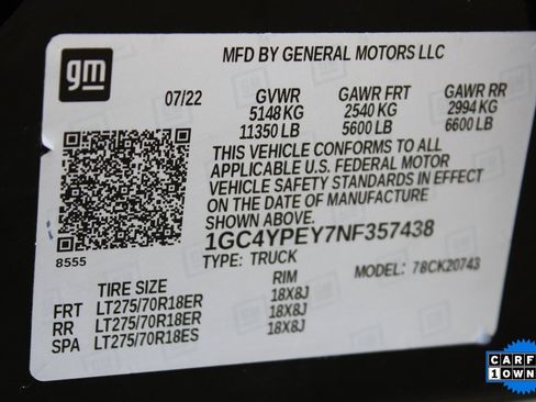 Used 2022 Chevrolet Silverado 2500 LTZ w/ LTZ Plus Package image 62