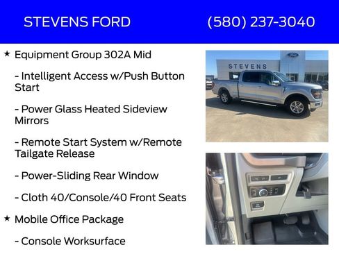 Used 2024 Ford F150 XLT w/ Equipment Group 302A MID image 12