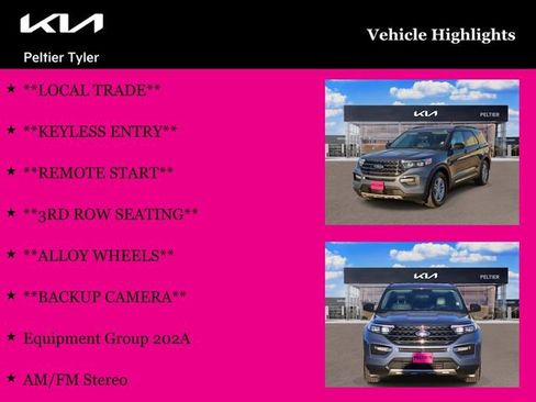 Used 2021 Ford Explorer XLT w/ Equipment Group 202A image 12