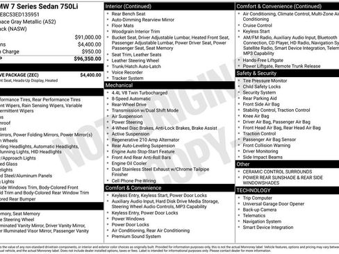 Used 2014 BMW 750Li w/ Executive Package image 20