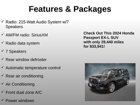 Certified 2024 Honda Passport EX-L image 8