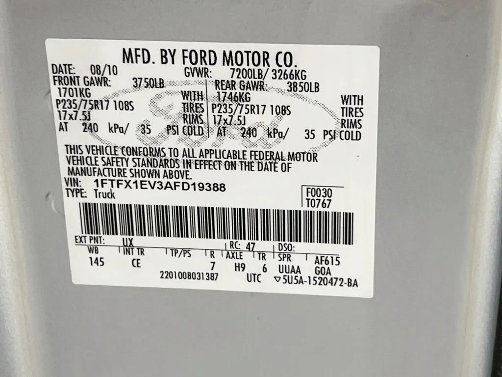 Used 2010 Ford F150 XL AWD/4WD image 29